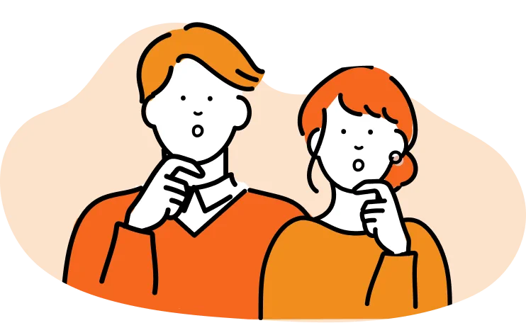 市場電力への切り替えでどれくらい安くなるの?と話す人々のイラスト