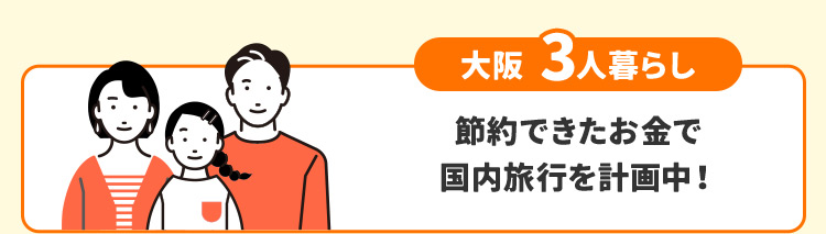 大阪 3人暮らし